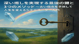 深い癒しを実現する最後の鍵と3つのメソッド〜古い信念を手放して人生を変える５次元オーダー入門